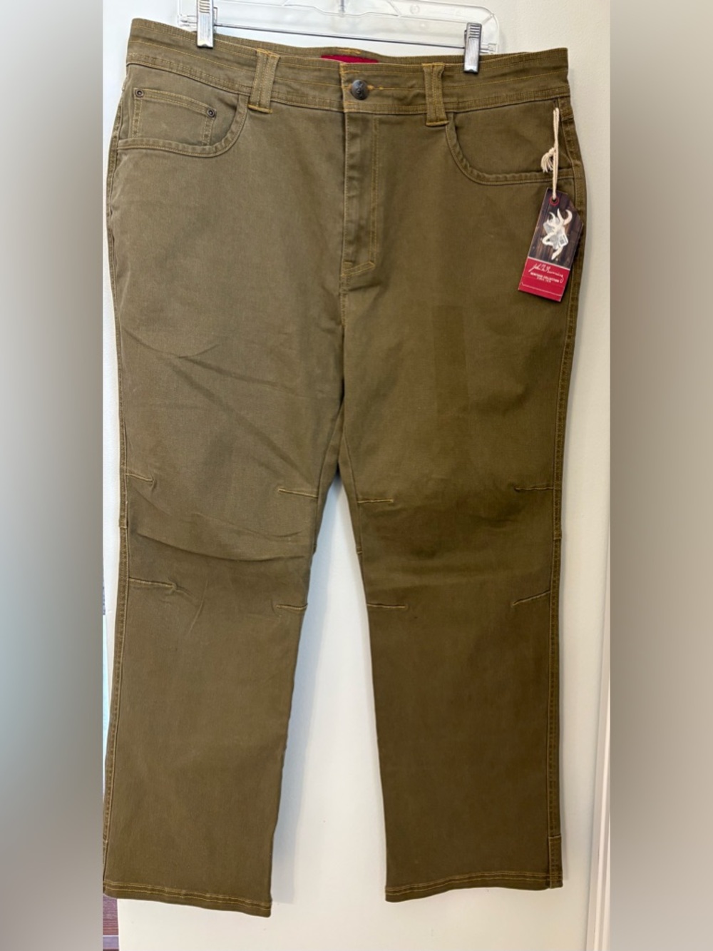 NWT John M Browning Olive Green  Men's Pants Size:38X30 Heritage Collection
